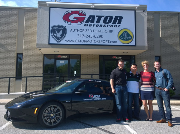 Gator Motorsport Lotus Evora at Indy 500